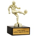 Statuette Trophée Footballeur - Personnalisée